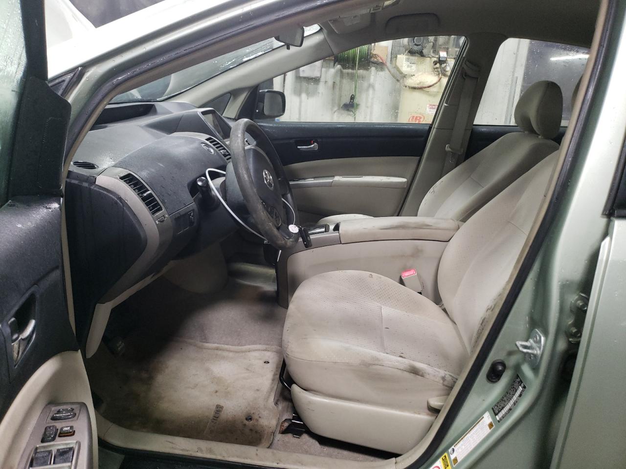2007 Toyota Prius VIN JTDKB20U577676110 Copart auction photo, side damage thumbnail 7