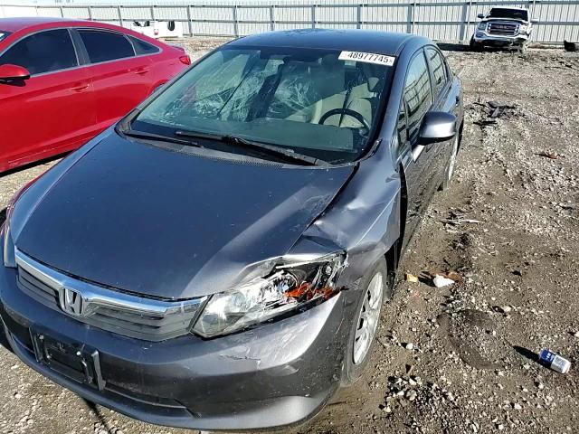 2012 Honda Civic VIN 19XFB2F53CE087486 Copart auction photo, front end damage thumbnail 11