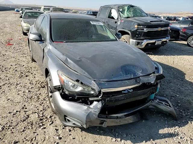 2015 Infiniti Q50 VIN JN1BV7AR8FM415751 Copart auction photo, front end damage thumbnail 10