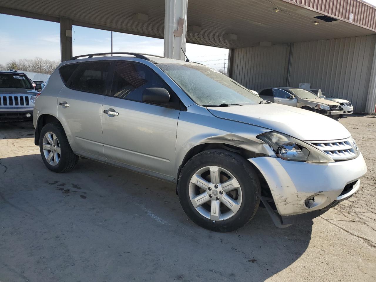 2007 Nissan Murano VIN JN8AZ08W77W611562 Copart auction photo, front end damage thumbnail 4