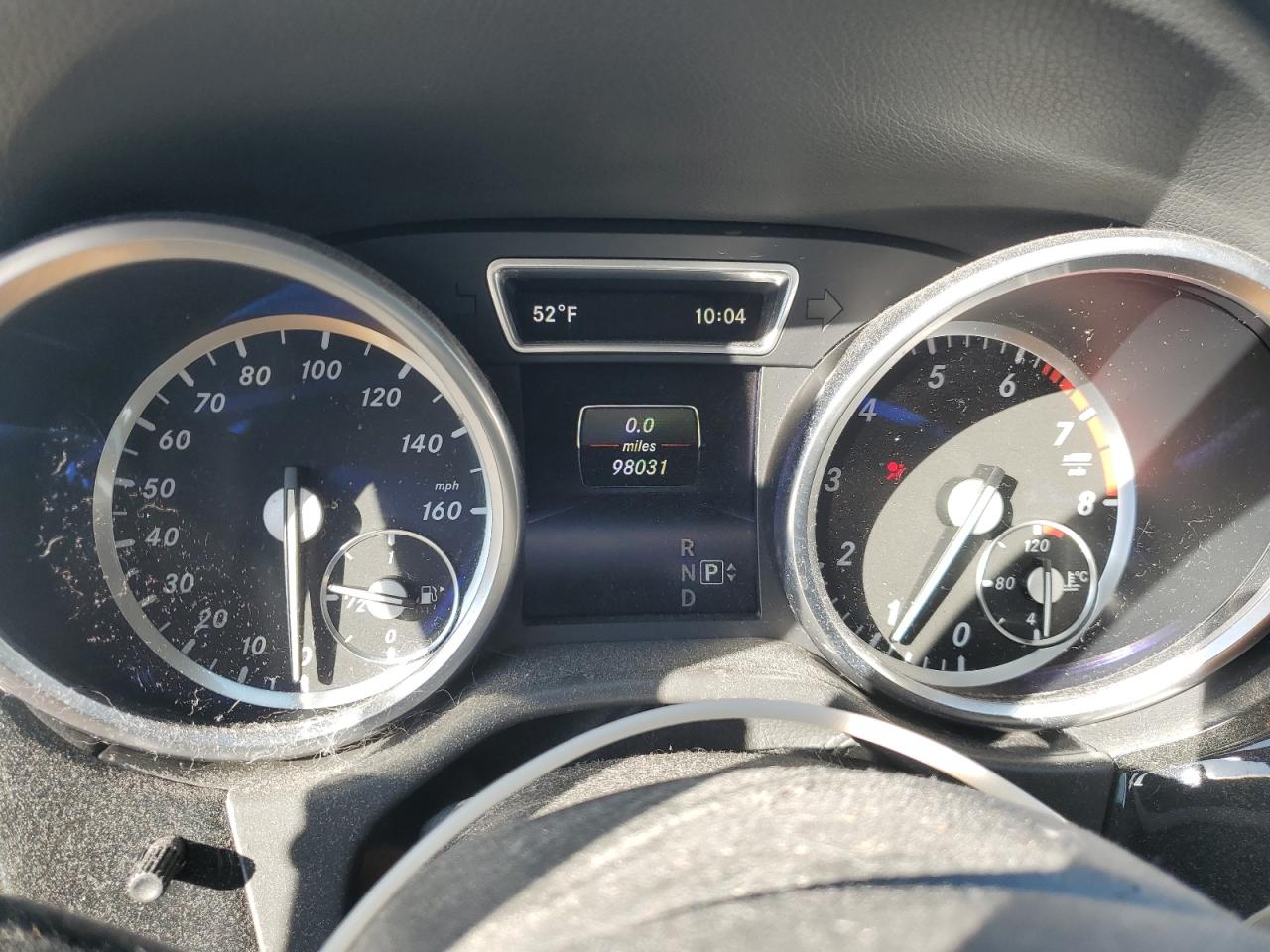 2015 Mercedes-Benz M-klasse VIN 4JGDA5HB5FA564498 Copart auction photo, rear end / all over damage thumbnail 9
