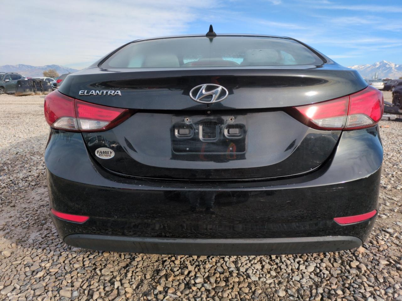 2015 Hyundai Elantra VIN KMHDH4AE4FU342396 Copart auction photo, front end damage thumbnail 6