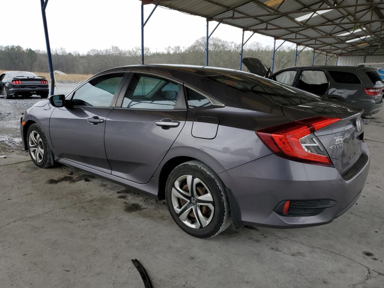 2016 Honda Civic VIN 19XFC2F57GE060715 Copart auction photo, front end damage thumbnail 2