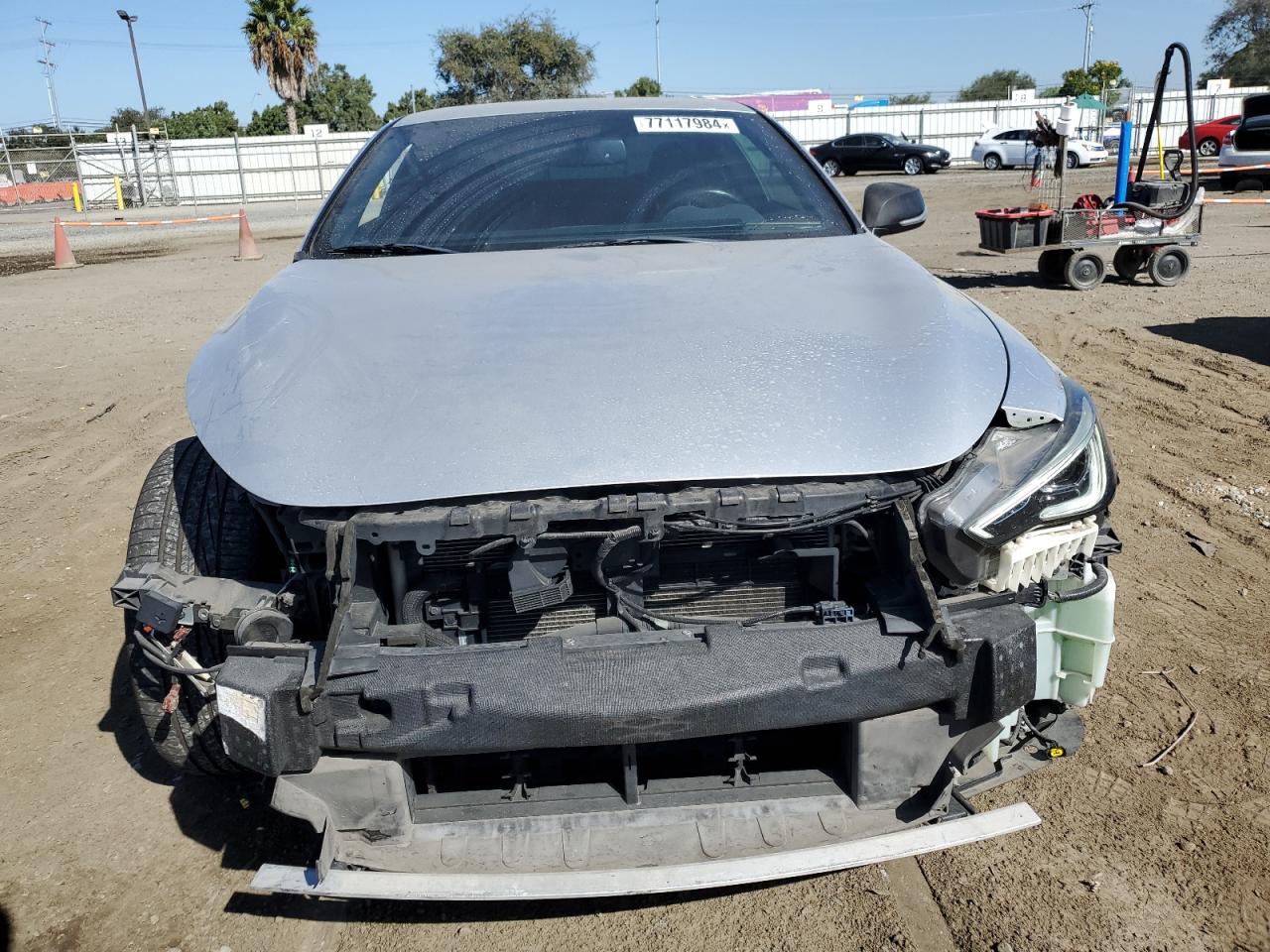 2018 Infiniti Q60 VIN JN1EV7EK2JM342640 Copart auction photo, all over damage thumbnail 5