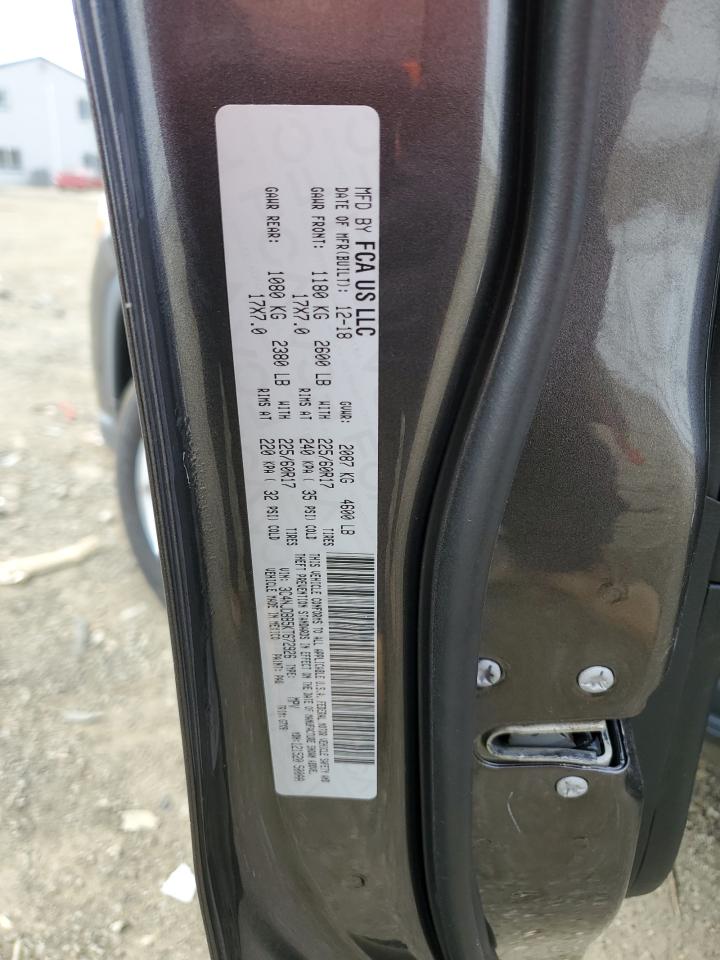 2019 Jeep Compass VIN 3C4NJDBB5KT672926 Copart auction photo, side / minor dent/scratches damage thumbnail 13