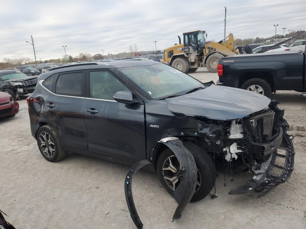 2022 KIA Seltos VIN KNDERCAA3N7310582 Copart auction photo, front end / rear end damage thumbnail 4