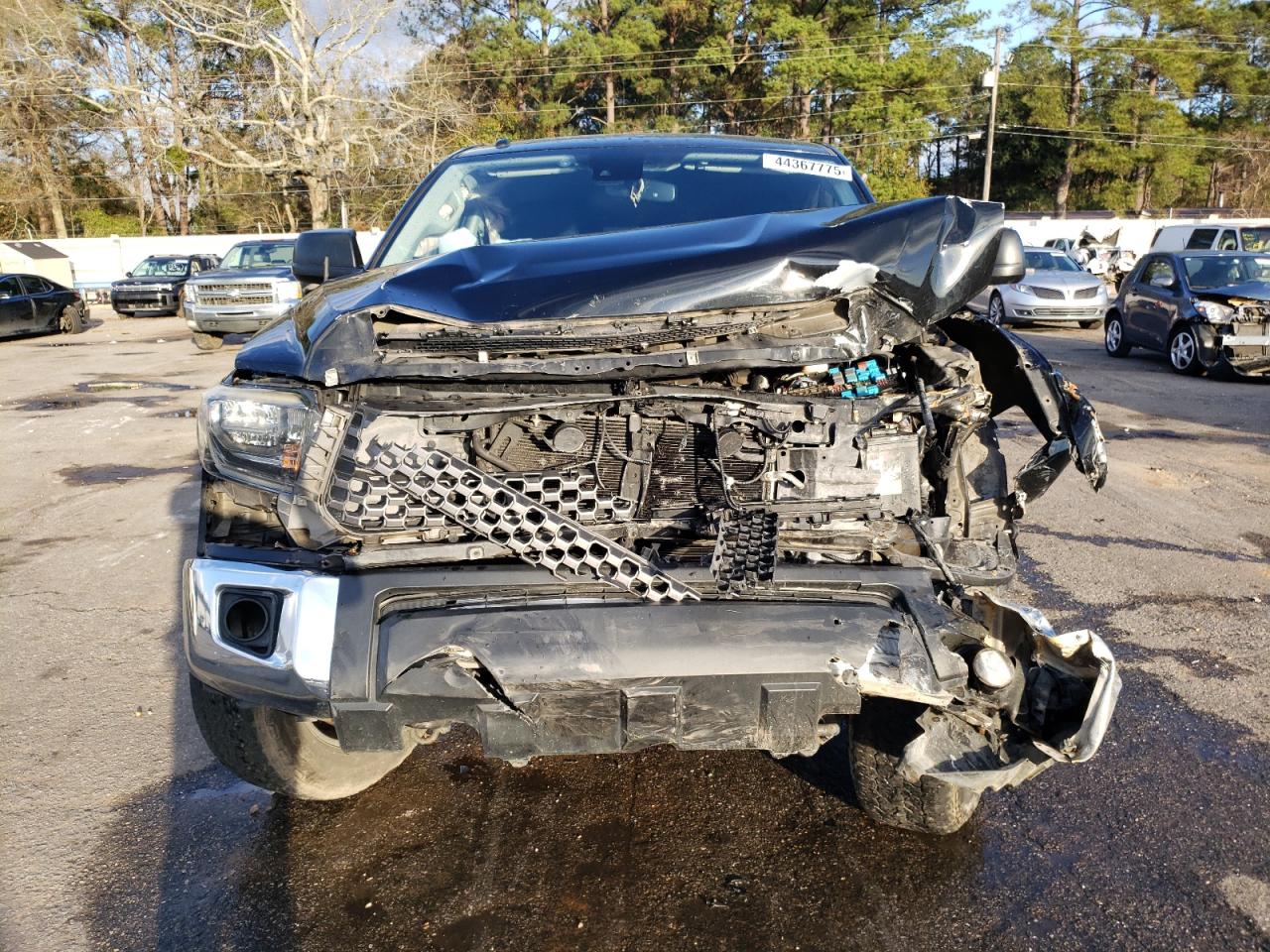 2018 Toyota Tundra VIN 5TFDW5F10JX678026 Copart auction photo, front end damage thumbnail 5