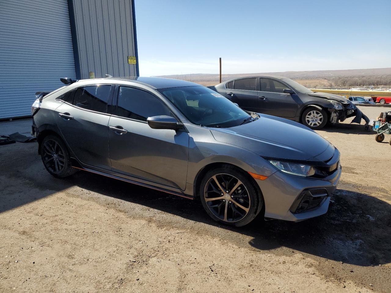 2021 Honda Civic VIN SHHFK7H46MU424647 Copart auction photo, rear end damage thumbnail 4