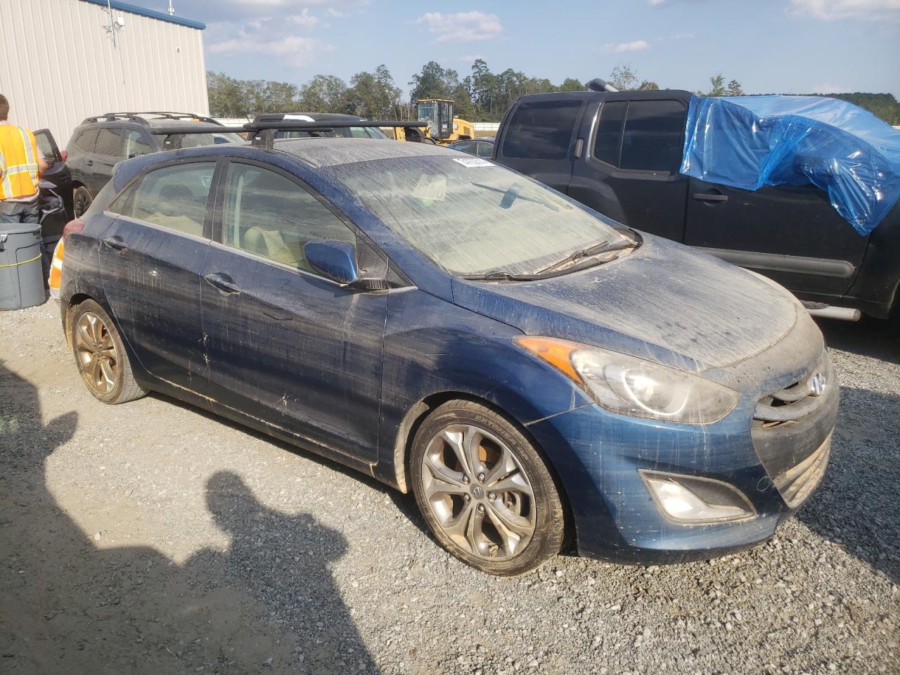 2013 Hyundai Elantra VIN KMHD35LE5DU135045 Copart auction photo, water/flood damage thumbnail 4