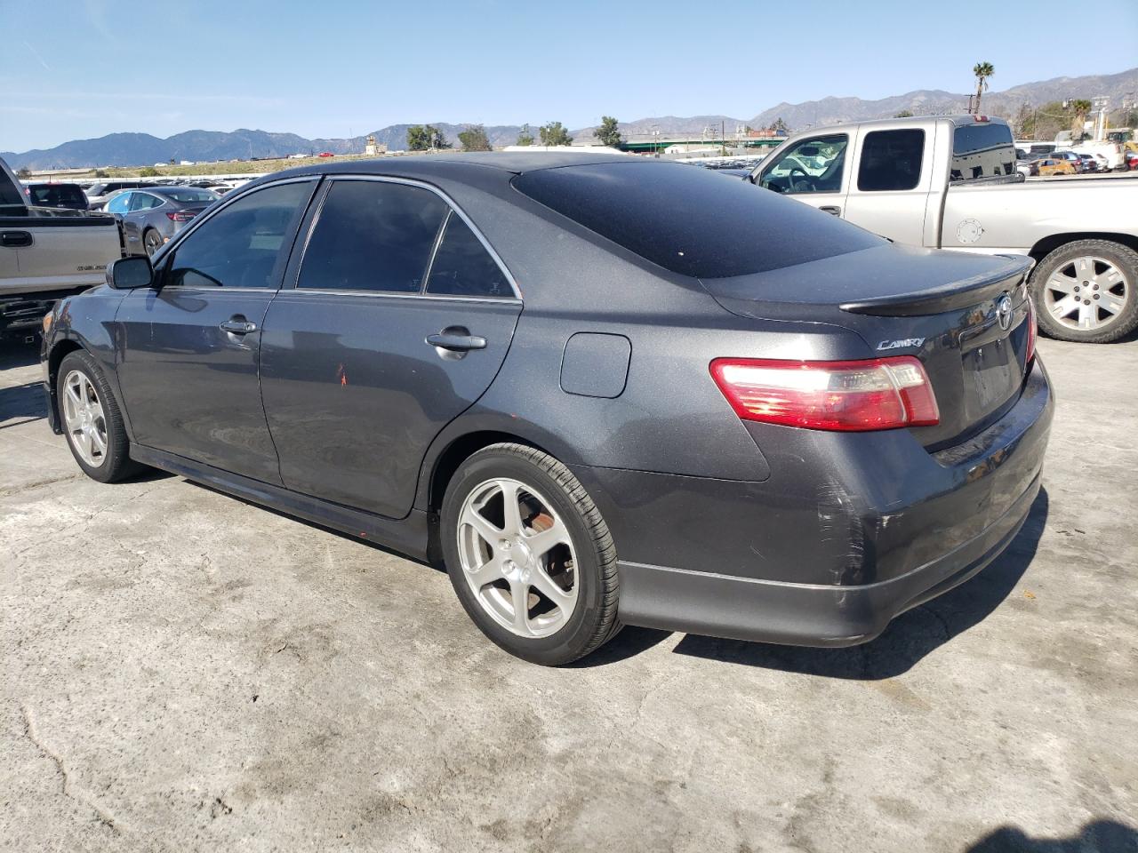 2007 Toyota Camry VIN 4T1BE46K07U604527 Copart auction photo, rear end / mechanical damage thumbnail 2