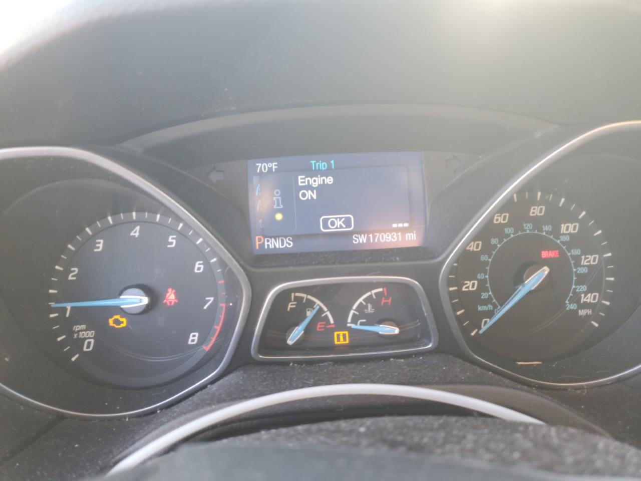 2014 Ford Focus VIN 1FADP3F2XEL216859 Copart auction photo, rear end damage thumbnail 9