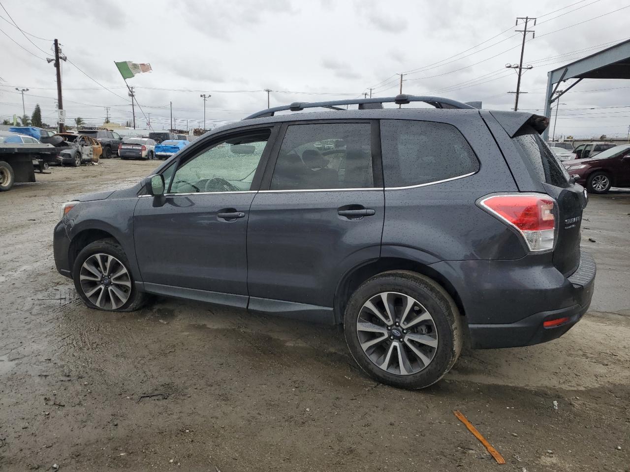 2018 Subaru Forester VIN JF2SJGEC1JH566075 Copart auction photo, front end / side damage thumbnail 2
