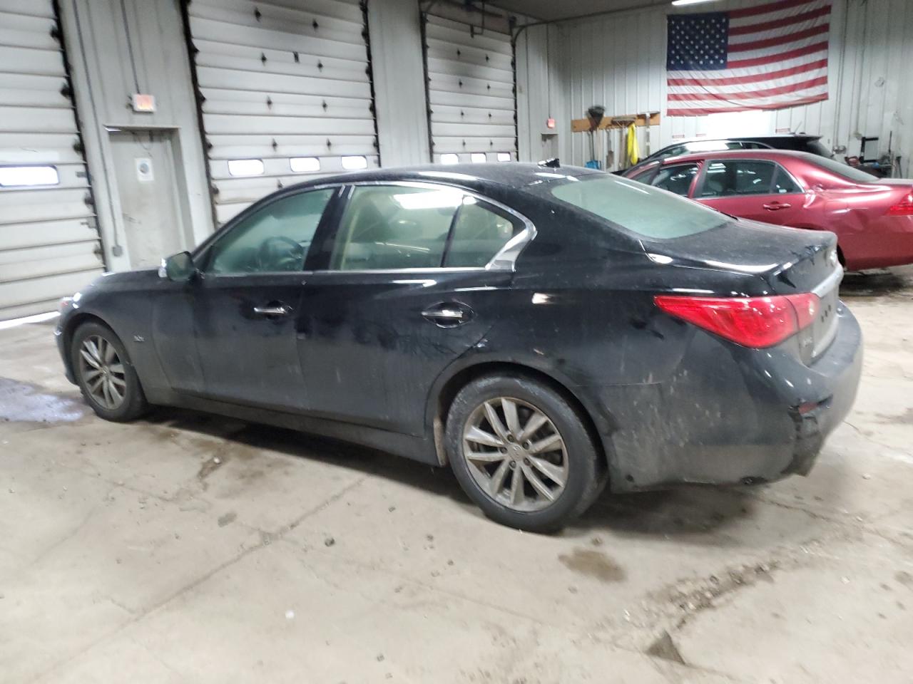 2017 Infiniti Q50 VIN JN1EV7AR4HM830890 Copart auction photo, vandalism damage thumbnail 2