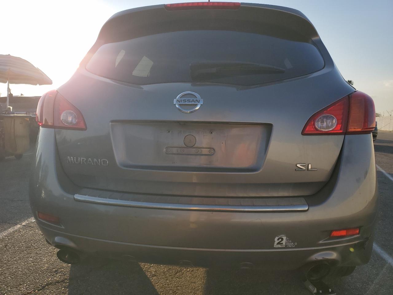 2010 Nissan Murano VIN JN8AZ1MU3AW015317 Copart auction photo, rear end / front end damage thumbnail 6