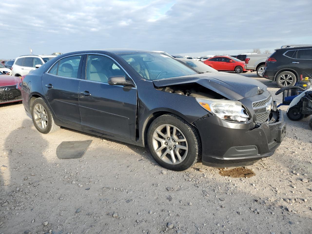 2013 Chevrolet Malibu VIN 1G11C5SA7DF245498 Copart auction photo, front end / rear end damage thumbnail 4