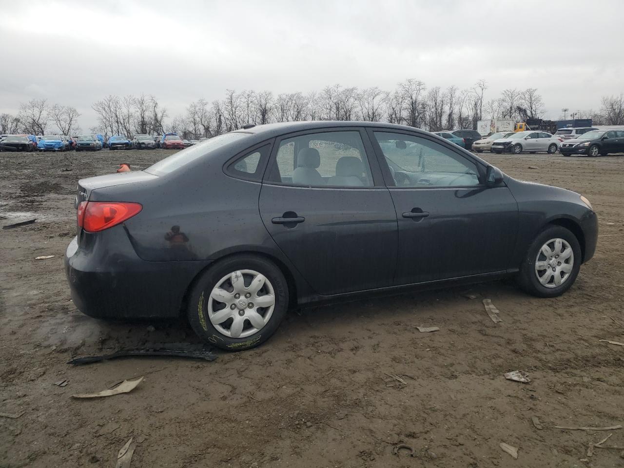 2008 Hyundai Elantra VIN KMHDU46D58U478468 Copart auction photo, undercarriage / all over damage thumbnail 3