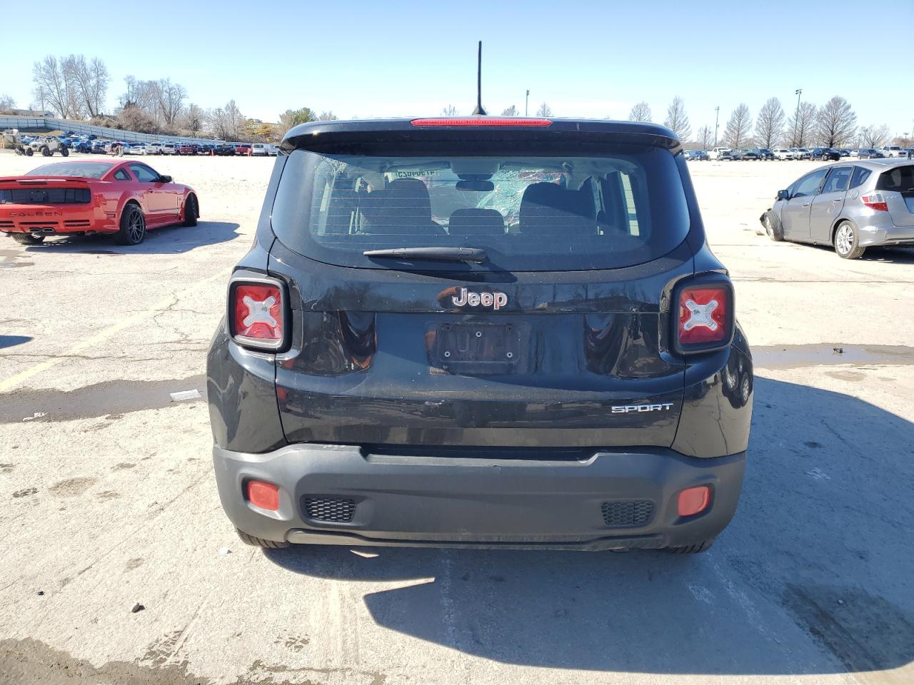 2017 Jeep Renegade VIN ZACCJAAH4HPG18240 Copart auction photo, rollover damage thumbnail 6