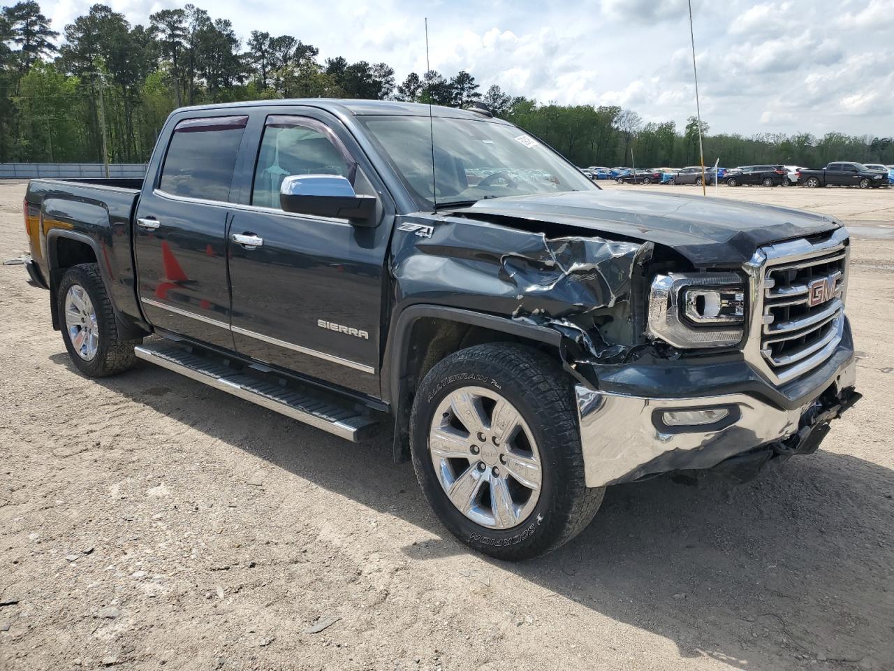 2017 GMC Sierra VIN 3GTU2NEC5HG442369 Copart auction photo, front end damage thumbnail 4