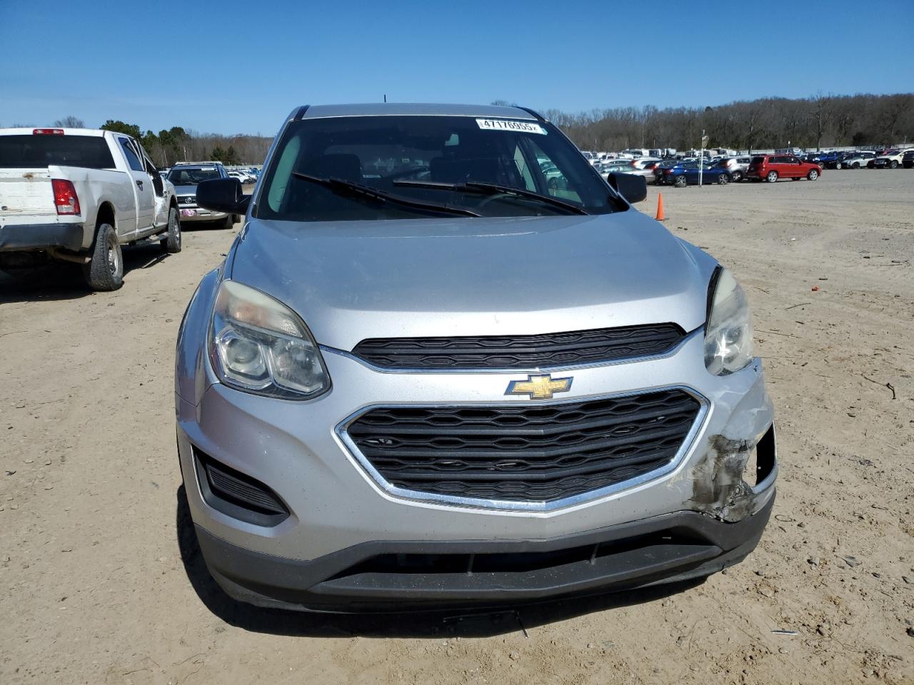 2017 Chevrolet Equinox VIN 2GNALBEK8H1610320 Copart auction photo, front end damage thumbnail 5