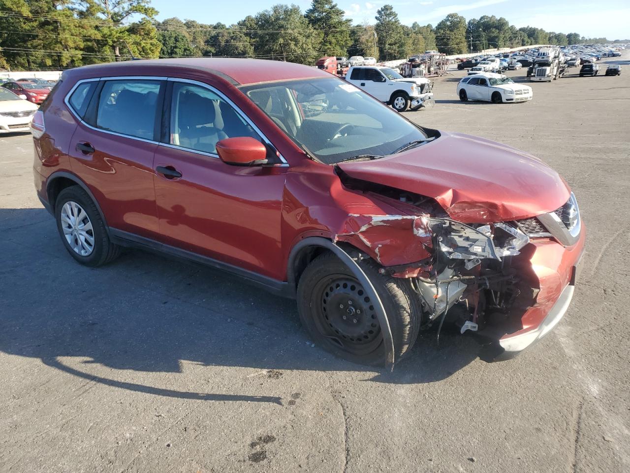 2016 Nissan Rogue VIN KNMAT2MV5GP660176 Copart auction photo, front end damage thumbnail 4