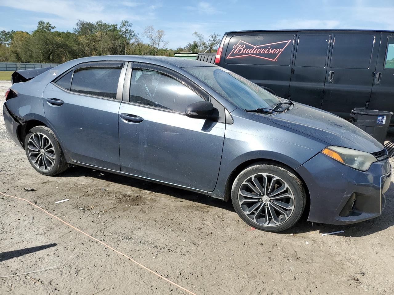 2014 Toyota Corolla VIN 2T1BURHEXEC123013 Copart auction photo, rear end damage thumbnail 4