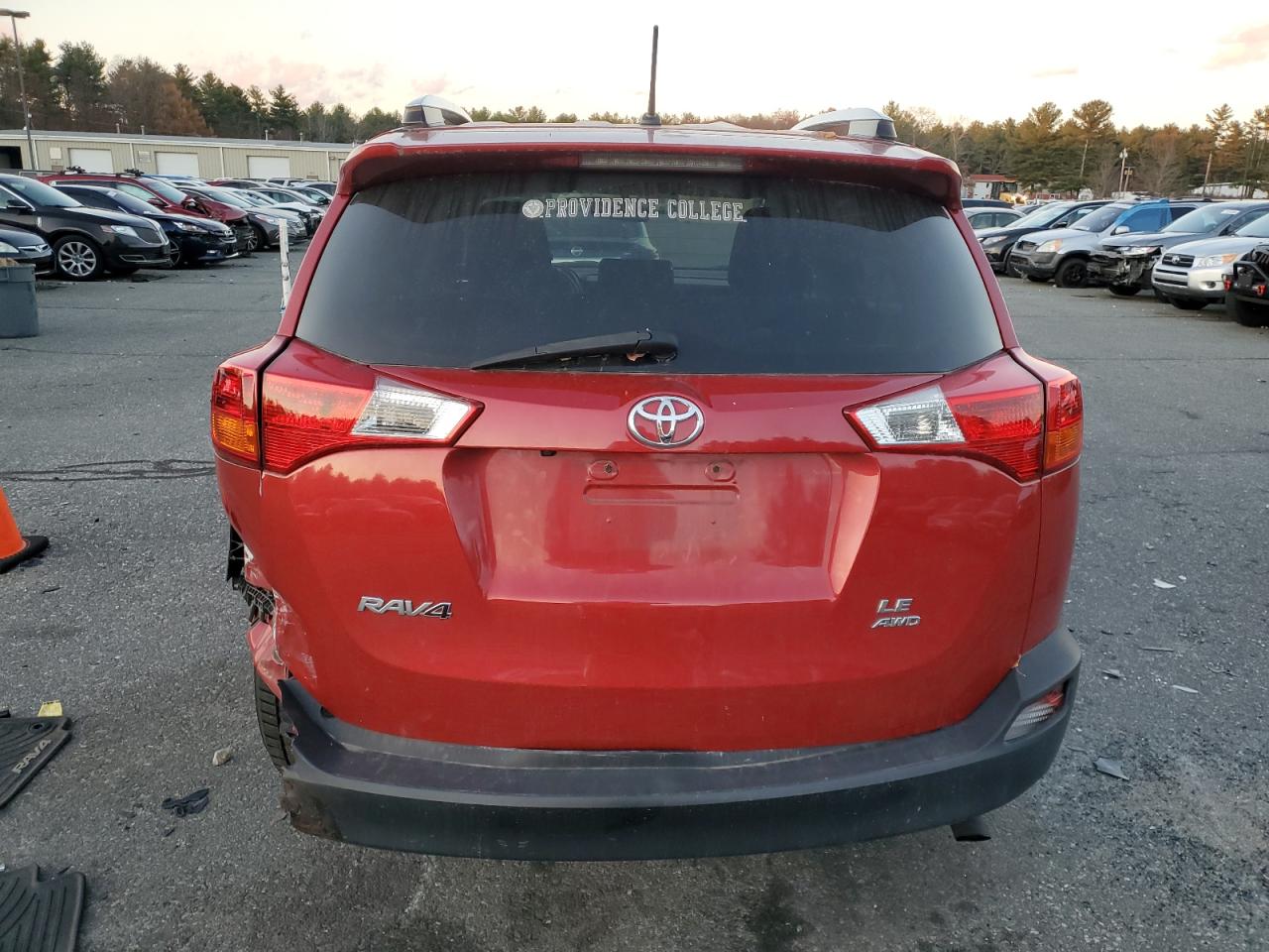 2015 Toyota RAV 4 VIN JTMBFREV2FJ036288 Copart auction photo, rear end / minor dent/scratches damage thumbnail 6