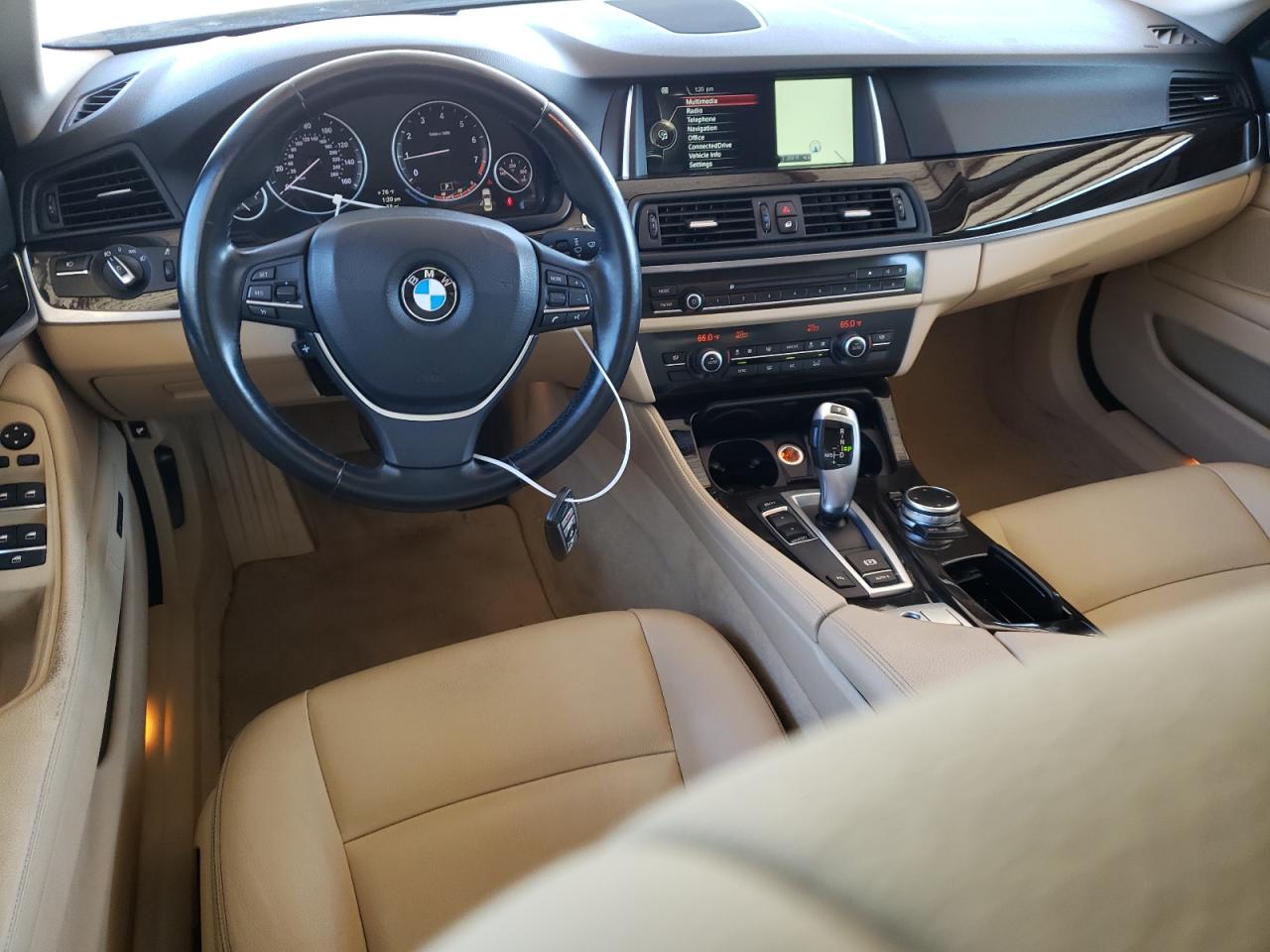 2014 BMW 5er VIN WBA5A5C51ED511608 Copart auction photo, front end damage thumbnail 8