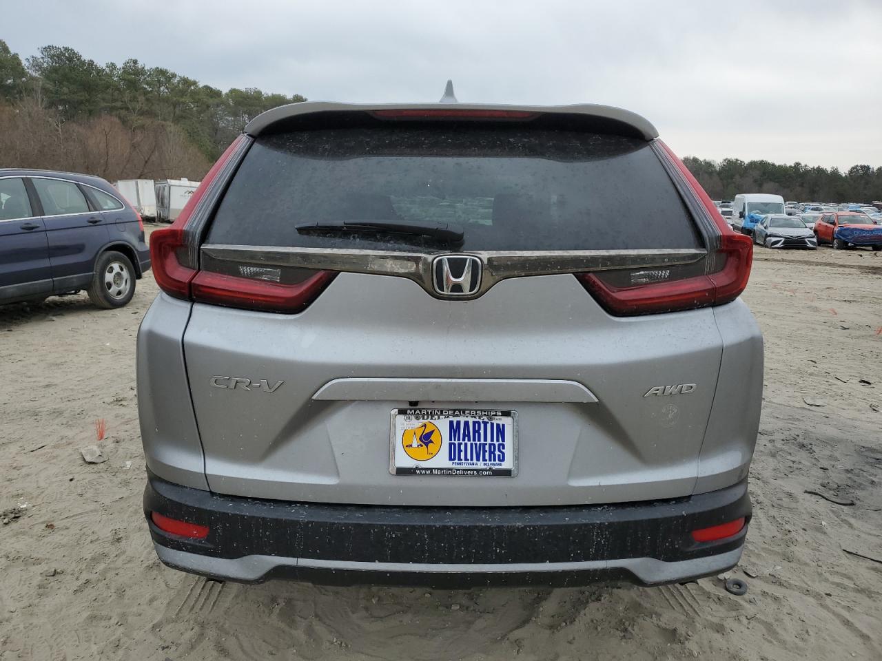 2022 Honda CR-V VIN 2HKRW2H8XNH630016 Copart auction photo, mechanical / front end damage thumbnail 6