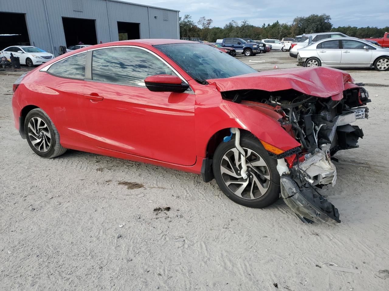 2016 Honda Civic VIN 2HGFC4B59GH310267 Copart auction photo, front end damage thumbnail 4