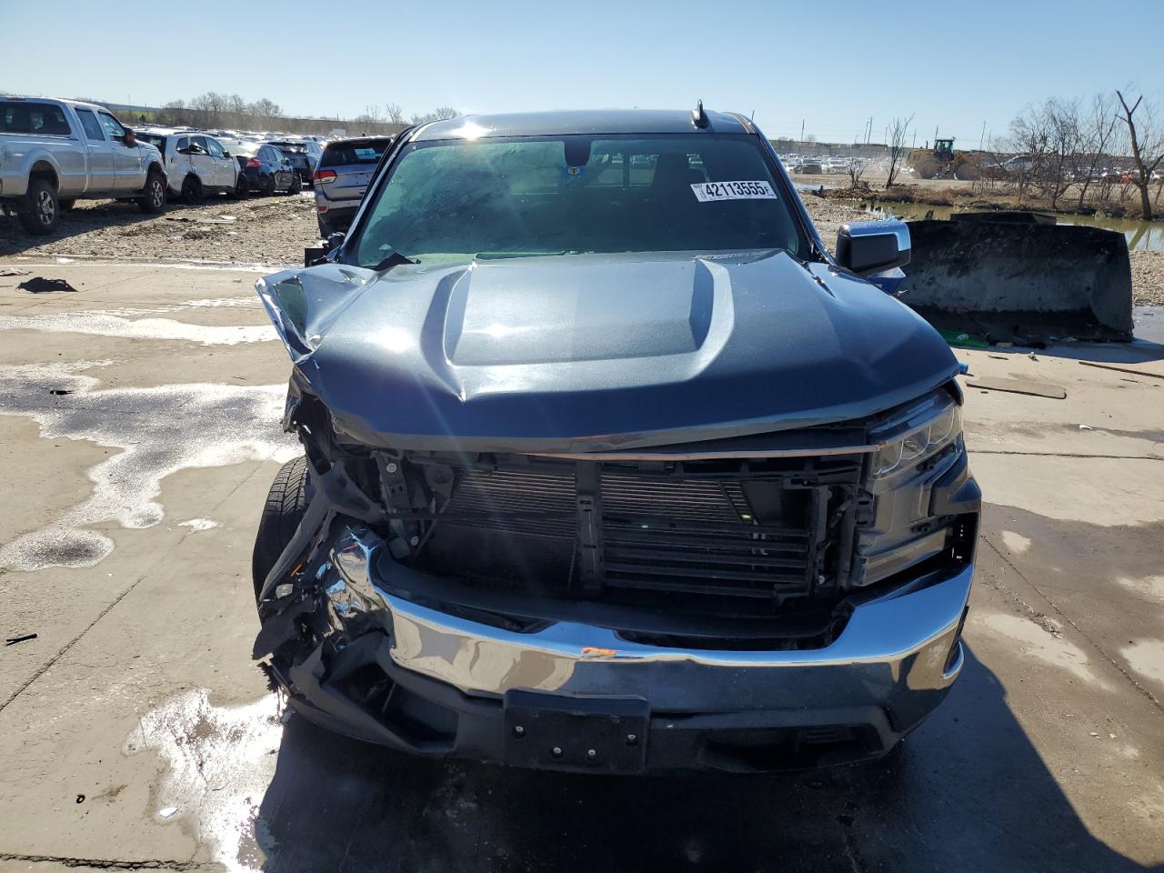 2020 Chevrolet Silverado VIN 3GCPWCED3LG407059 Copart auction photo, side damage thumbnail 5