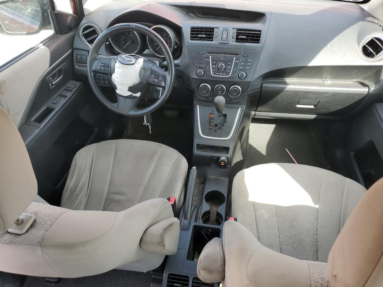 2012 Mazda 5 VIN JM1CW2BL0C0108878 Copart auction photo, front end / top/roof damage thumbnail 8
