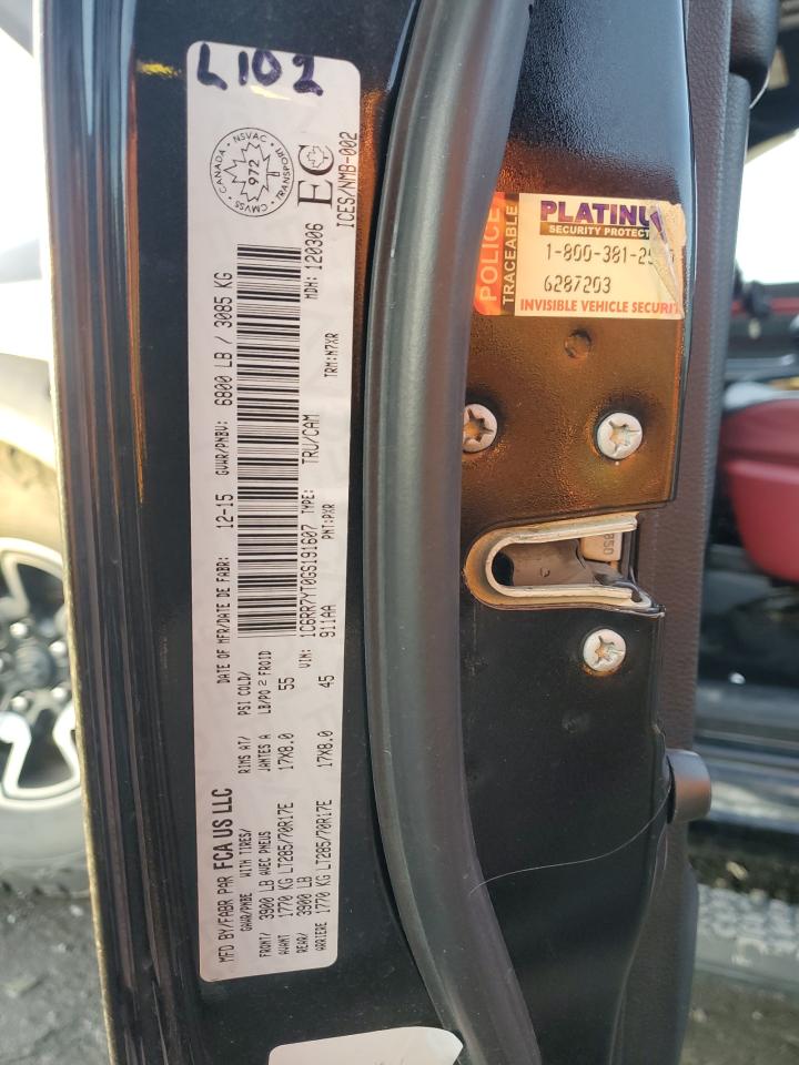 2016 RAM 1500 VIN 1C6RR7YT0GS191607 Copart auction photo, all over damage thumbnail 14