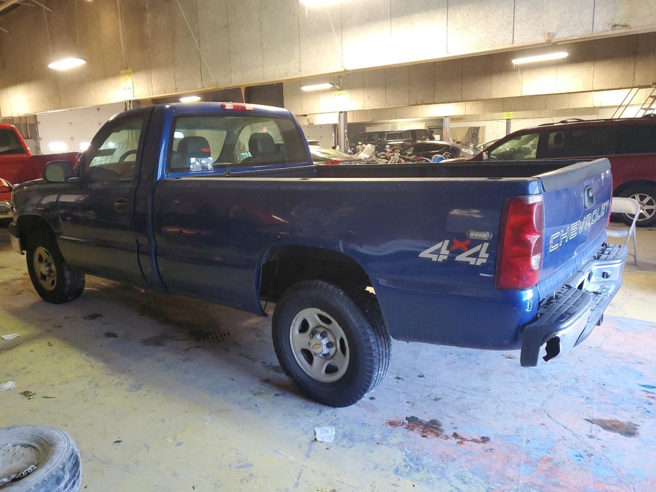 2003 Chevrolet Silverado VIN 1GCEK14Z93Z319654 Copart auction photo, front end / minor dent/scratches damage thumbnail 2