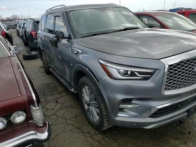 2018 Infiniti QX80 VIN JN8AZ2NEXJ9192605 Copart auction photo, side / front end damage thumbnail 11