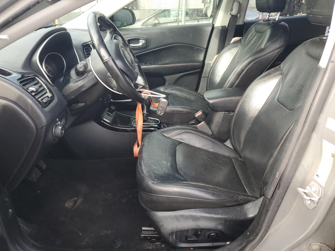 2019 Jeep Compass VIN 3C4NJCCB1KT814763 Copart auction photo, vandalism / rollover damage thumbnail 7