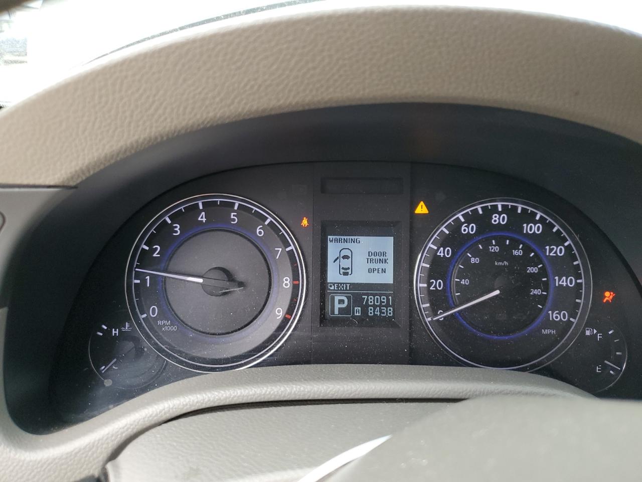 2013 Infiniti G VIN JN1CV6AP2DM301531 Copart auction photo, front end damage thumbnail 9
