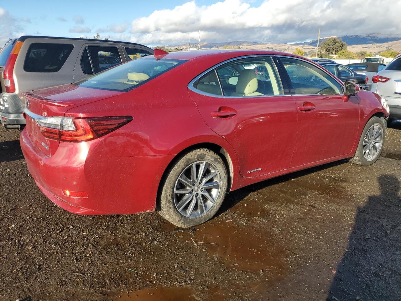 2016 Lexus ES VIN JTHBW1GG9G2103186 Copart auction photo, front end damage thumbnail 3
