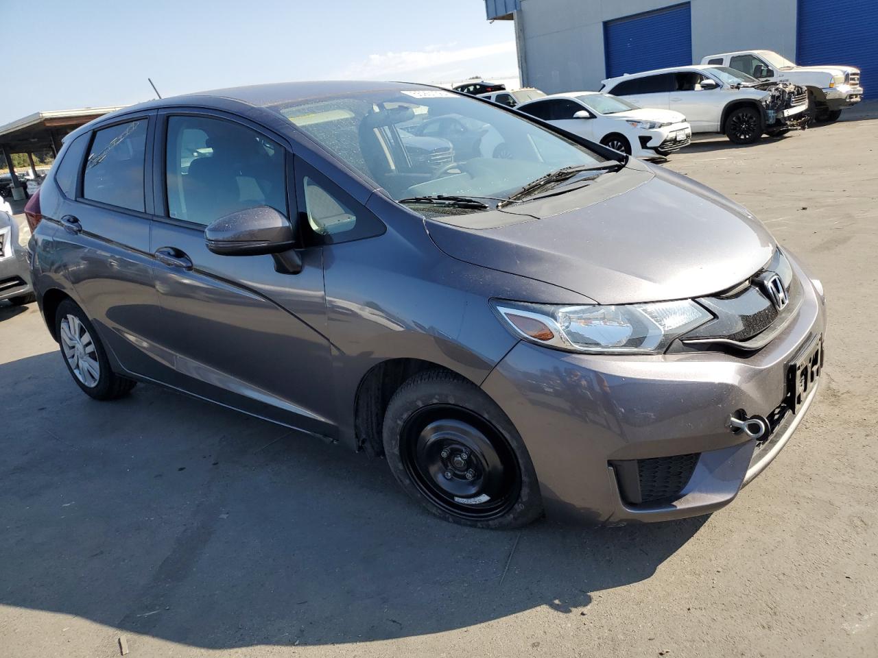 2017 Honda Fit VIN 3HGGK5G55HM707452 Copart auction photo, side damage thumbnail 4
