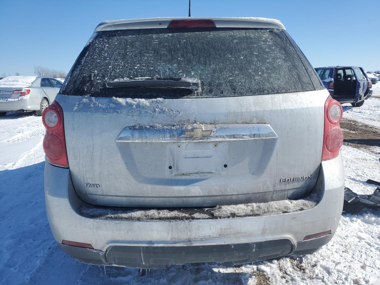 2013 Chevrolet Equinox VIN 2GNFLCEK6D6326869 Copart auction photo, front end / rear end damage thumbnail 6