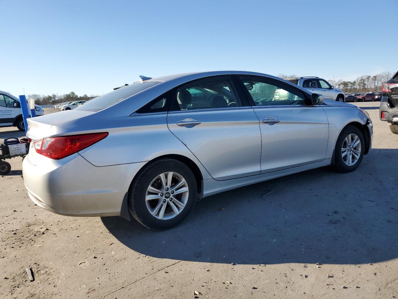 2013 Hyundai Sonata VIN 5NPEB4AC0DH717930 Copart auction photo, front end damage thumbnail 3