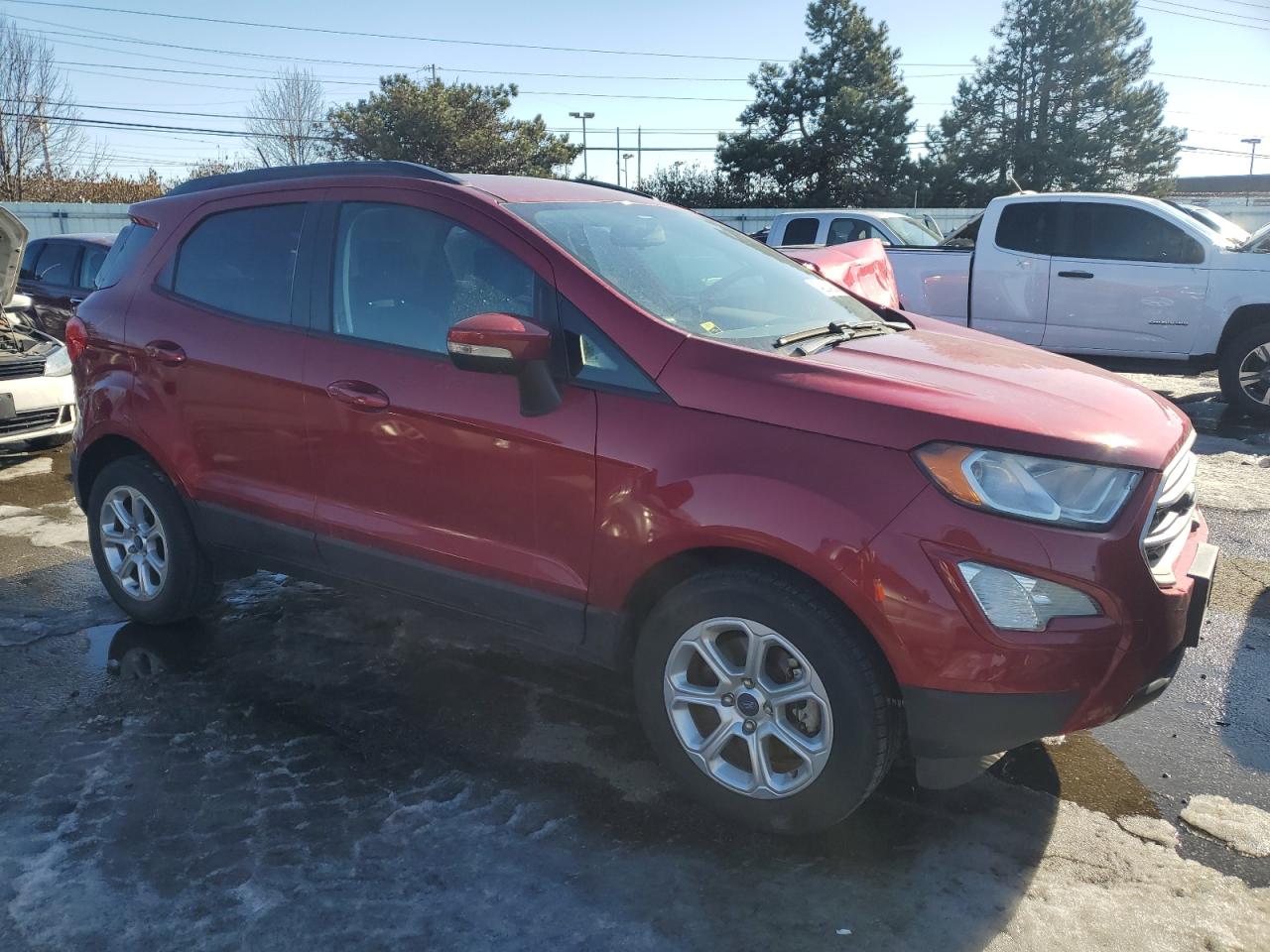 2018 Ford EcoSport VIN MAJ3P1TE5JC185531 Copart auction photo, all over damage thumbnail 4