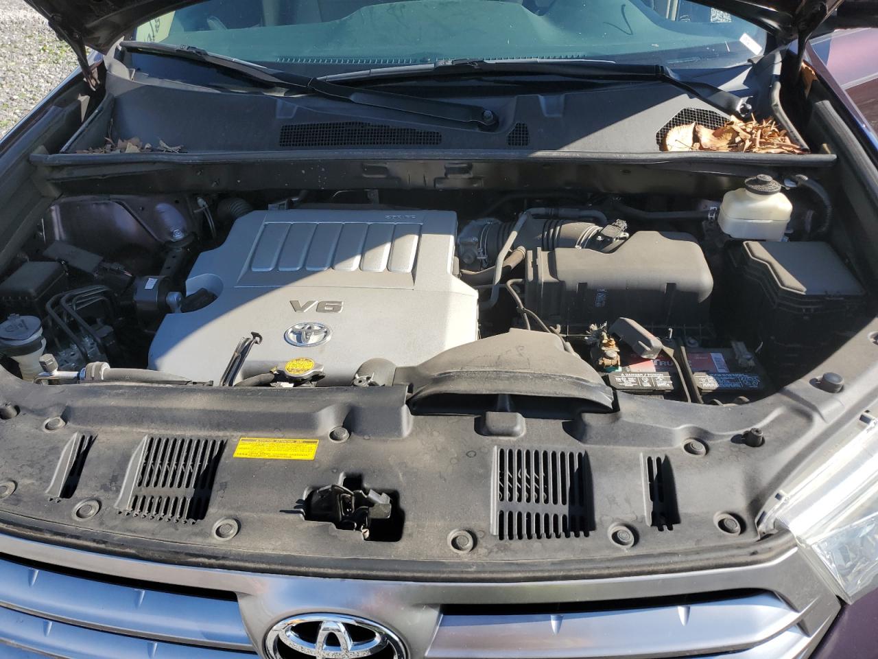 2013 Toyota Highlander VIN 5TDZK3EHXDS140691 Copart auction photo, rear end damage thumbnail 12