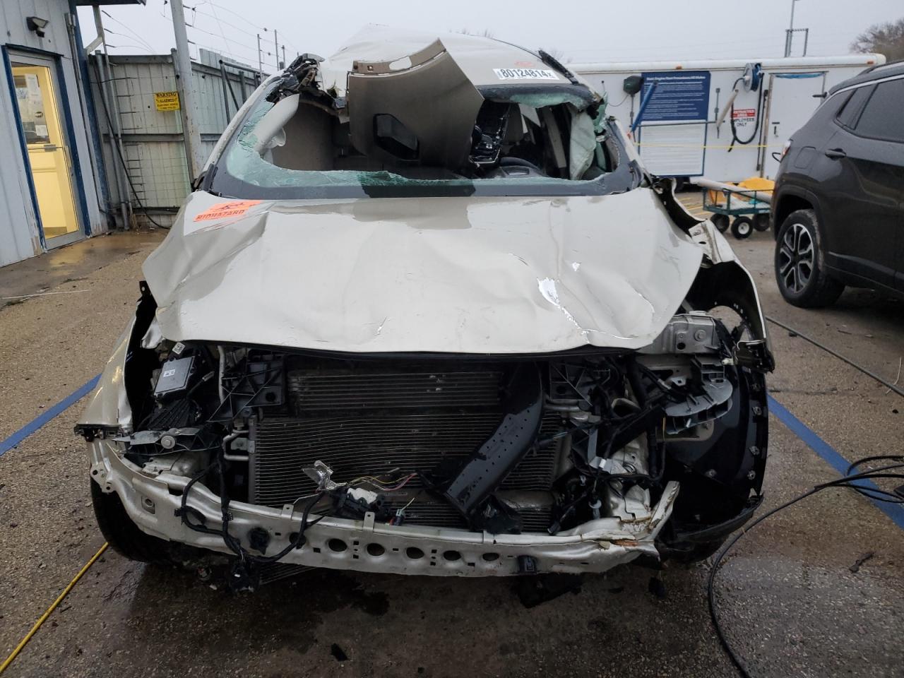 2017 Ford Escape VIN 1FMCU0JD9HUE09276 Copart auction photo, rollover damage thumbnail 5