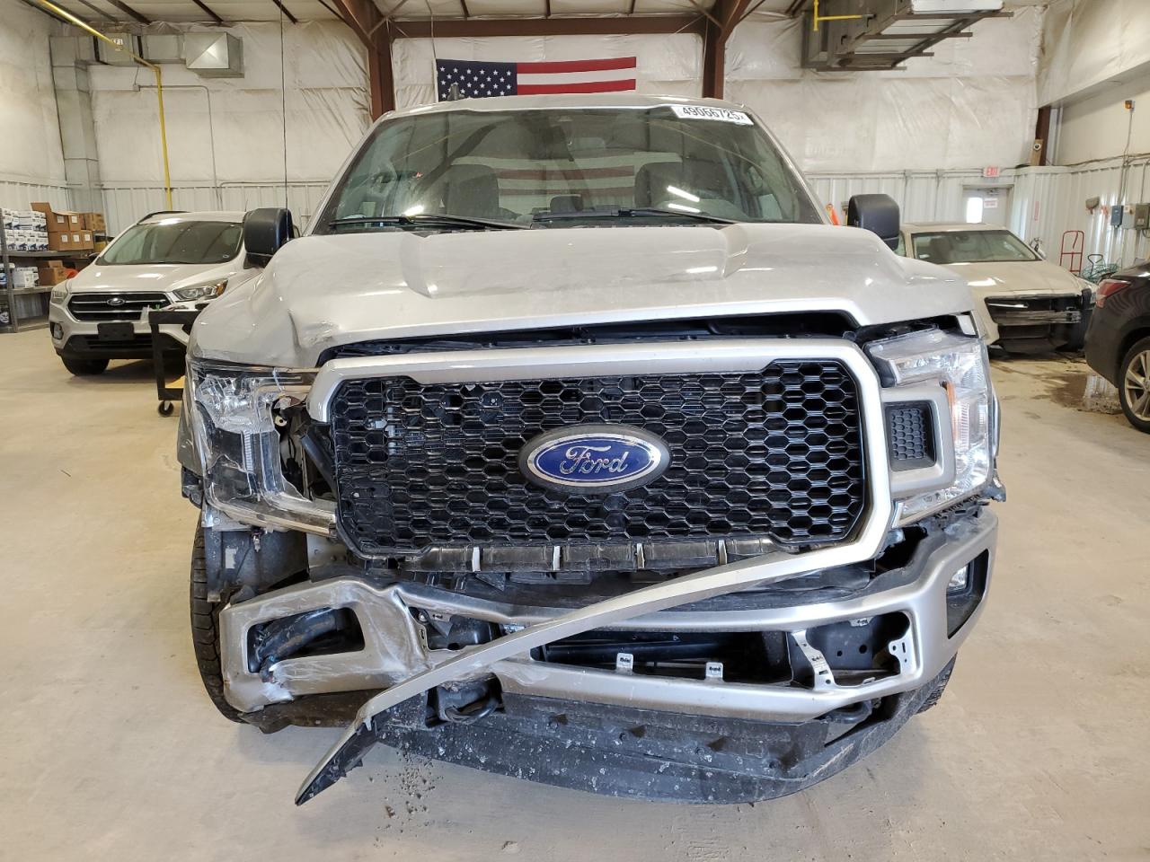 2020 Ford F-150 VIN 1FTEX1EP6LKE18195 Copart auction photo, front end damage thumbnail 5