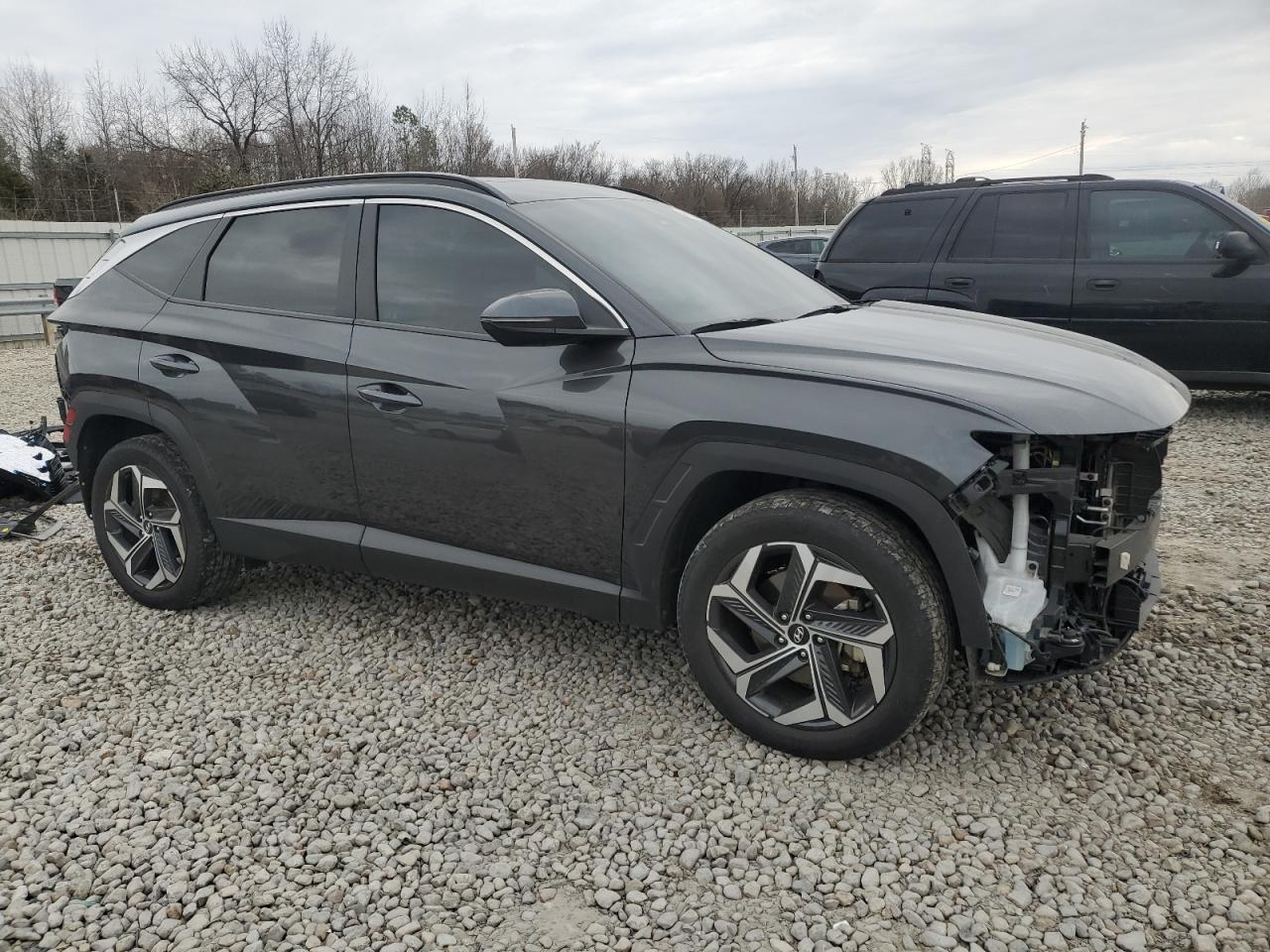 2023 Hyundai Tucson VIN 5NMJFCAE4PH171181 Copart auction photo, front end / rear end damage thumbnail 4