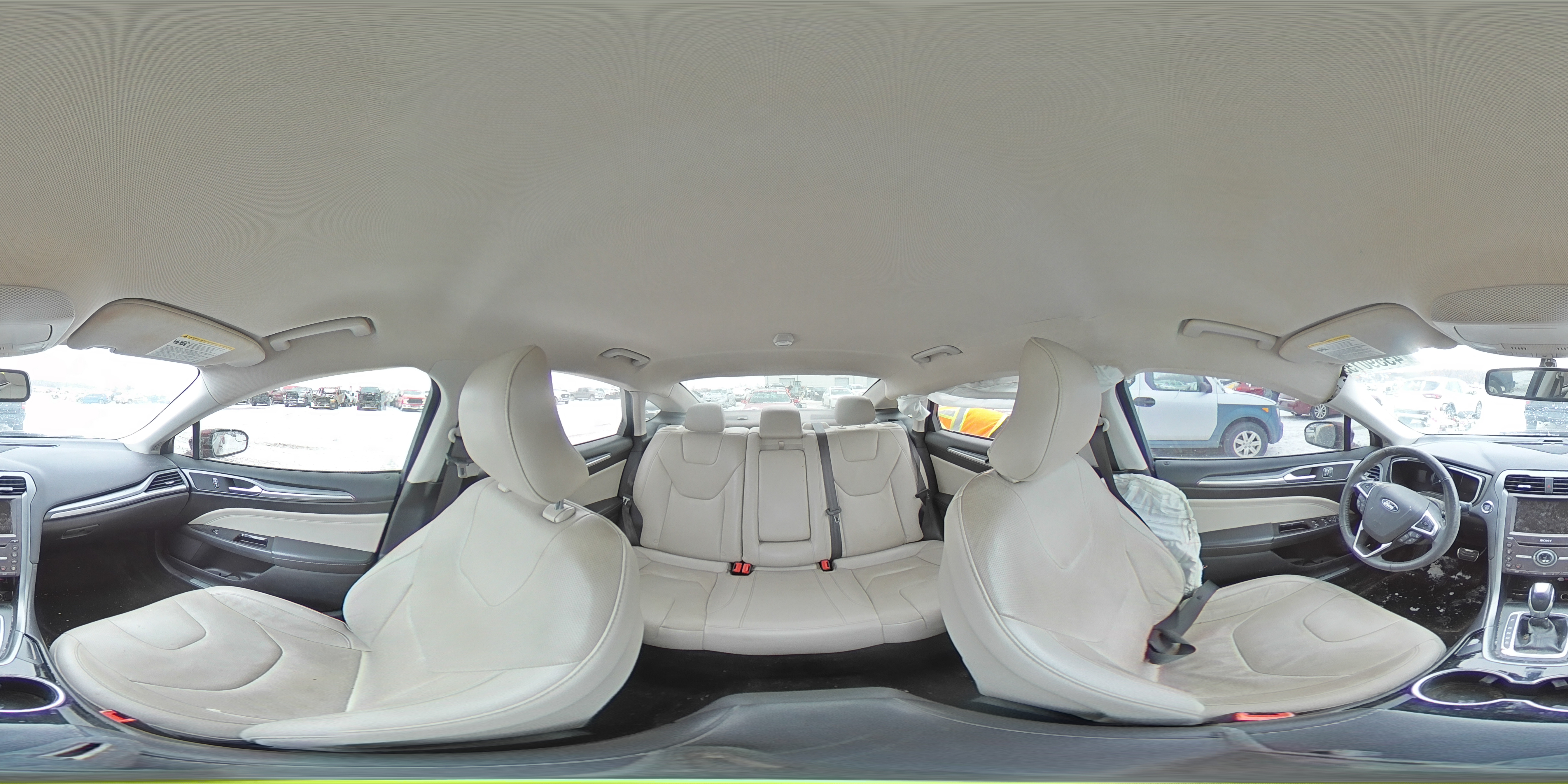 2016 Ford Fusion VIN 3FA6P0K98GR352129 Copart auction photo, side / rear end damage thumbnail 13