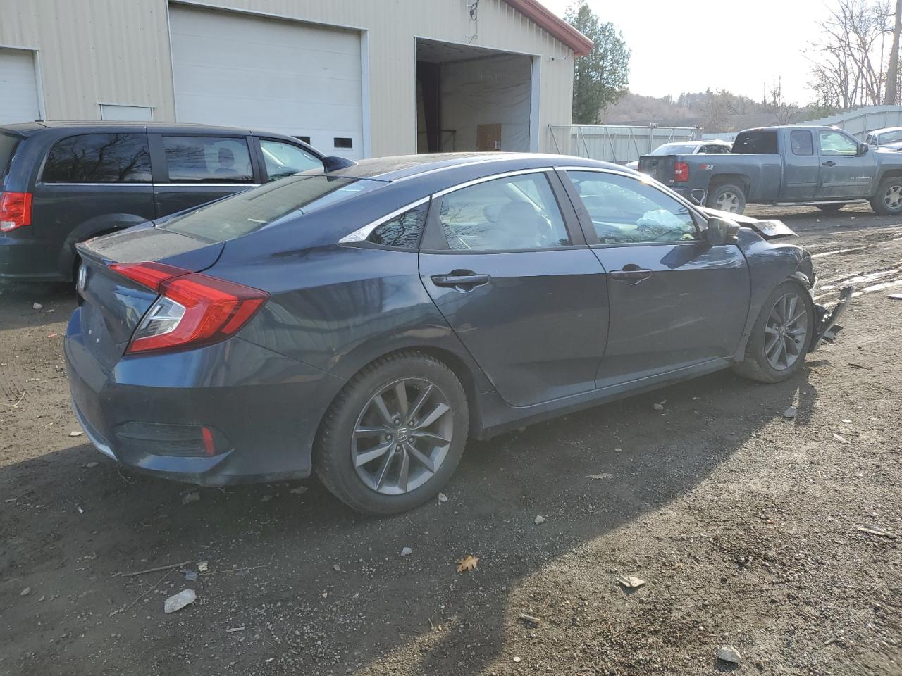 2019 Honda Civic VIN 19XFC1F36KE209391 Copart auction photo, front end / mechanical damage thumbnail 3