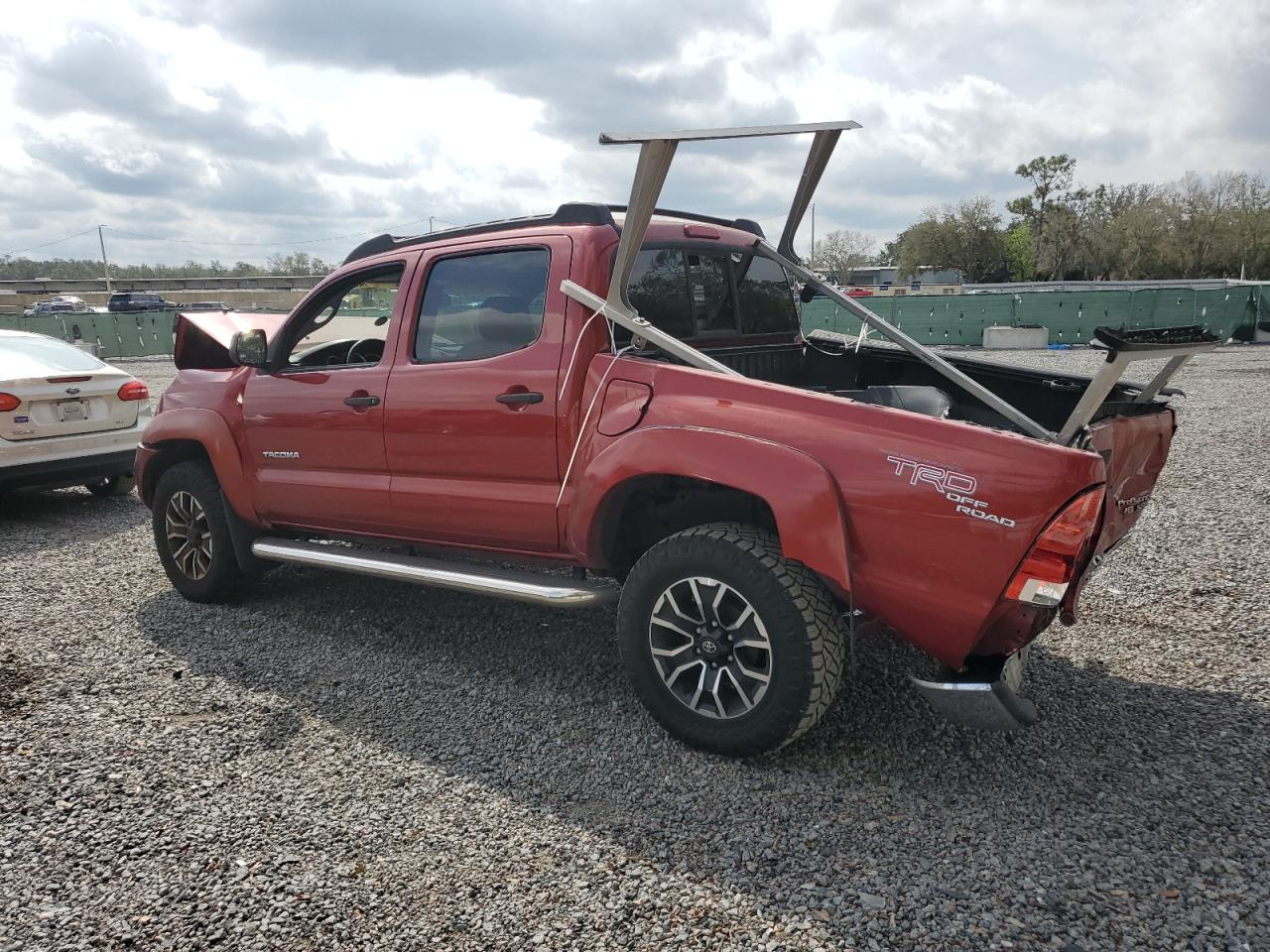 2007 Toyota Tacoma VIN 3TMJU62N47M042103 Copart auction photo, rear end / front end damage thumbnail 2