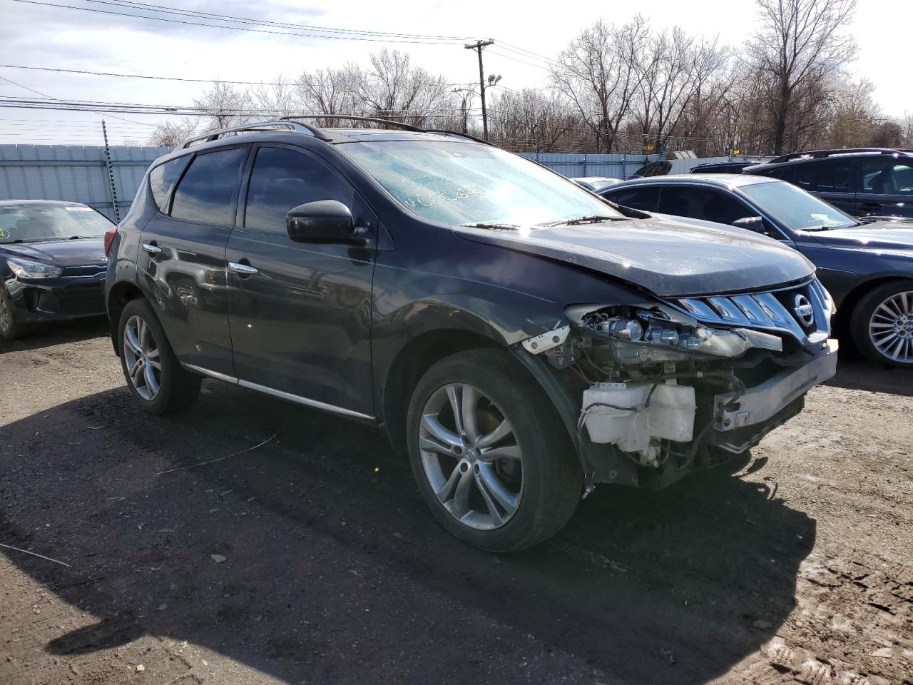 2010 Nissan Murano VIN JN8AZ1MU9AW000465 Copart auction photo, front end damage thumbnail 4