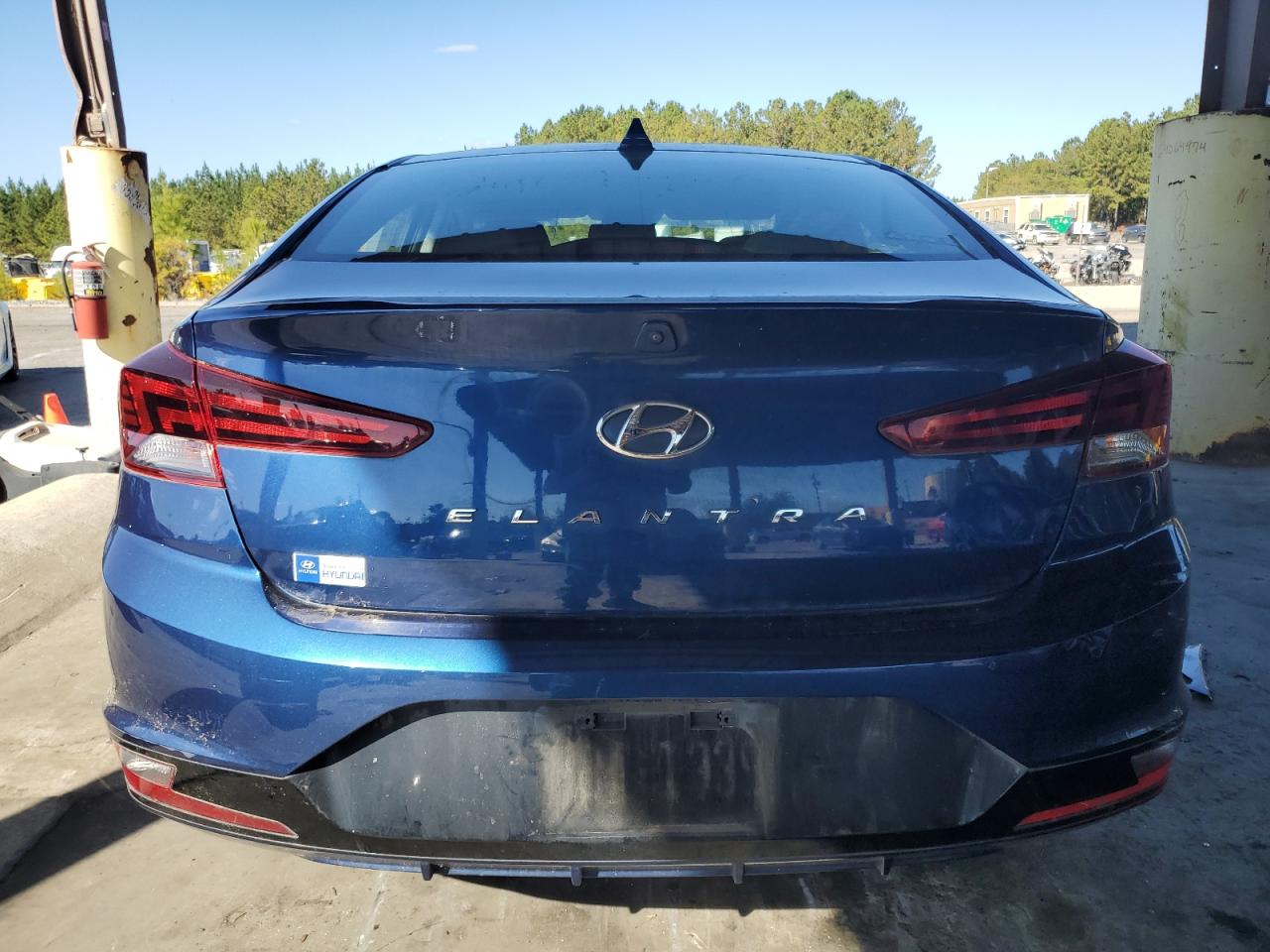2019 Hyundai Elantra VIN 5NPD84LFXKH456336 Copart auction photo, front end damage thumbnail 6